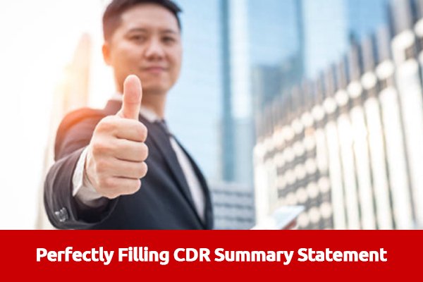 Perfectly Filling CDR Summary Statement