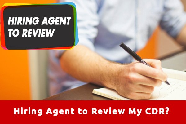Hiring Agent to Review My CDR