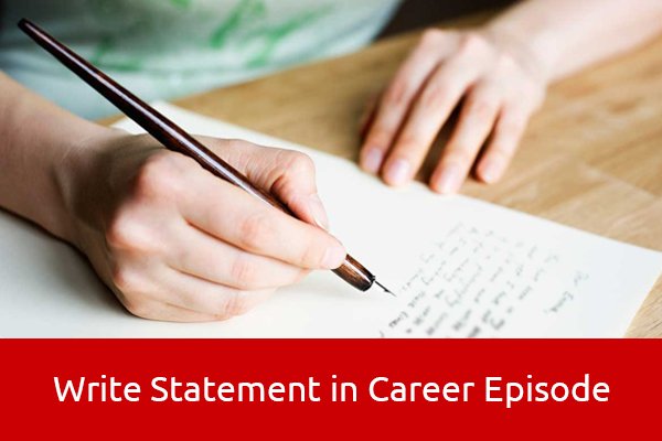 Write Statement in Career Episode