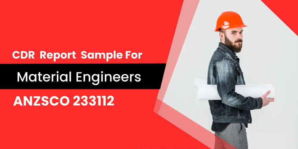 CDR Sample for Material Engineers