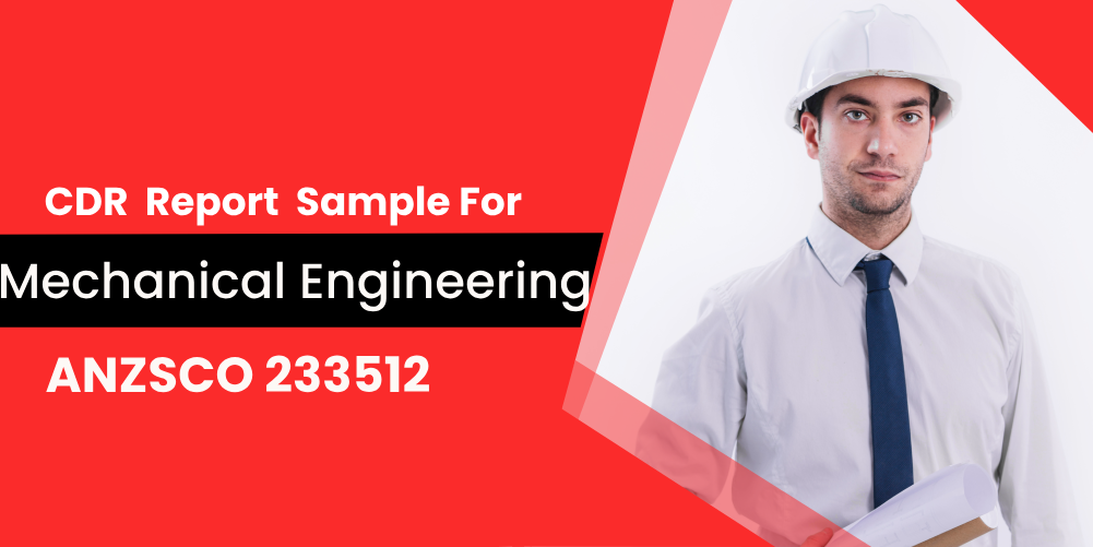 CDR Sample for Mechanical Engineering